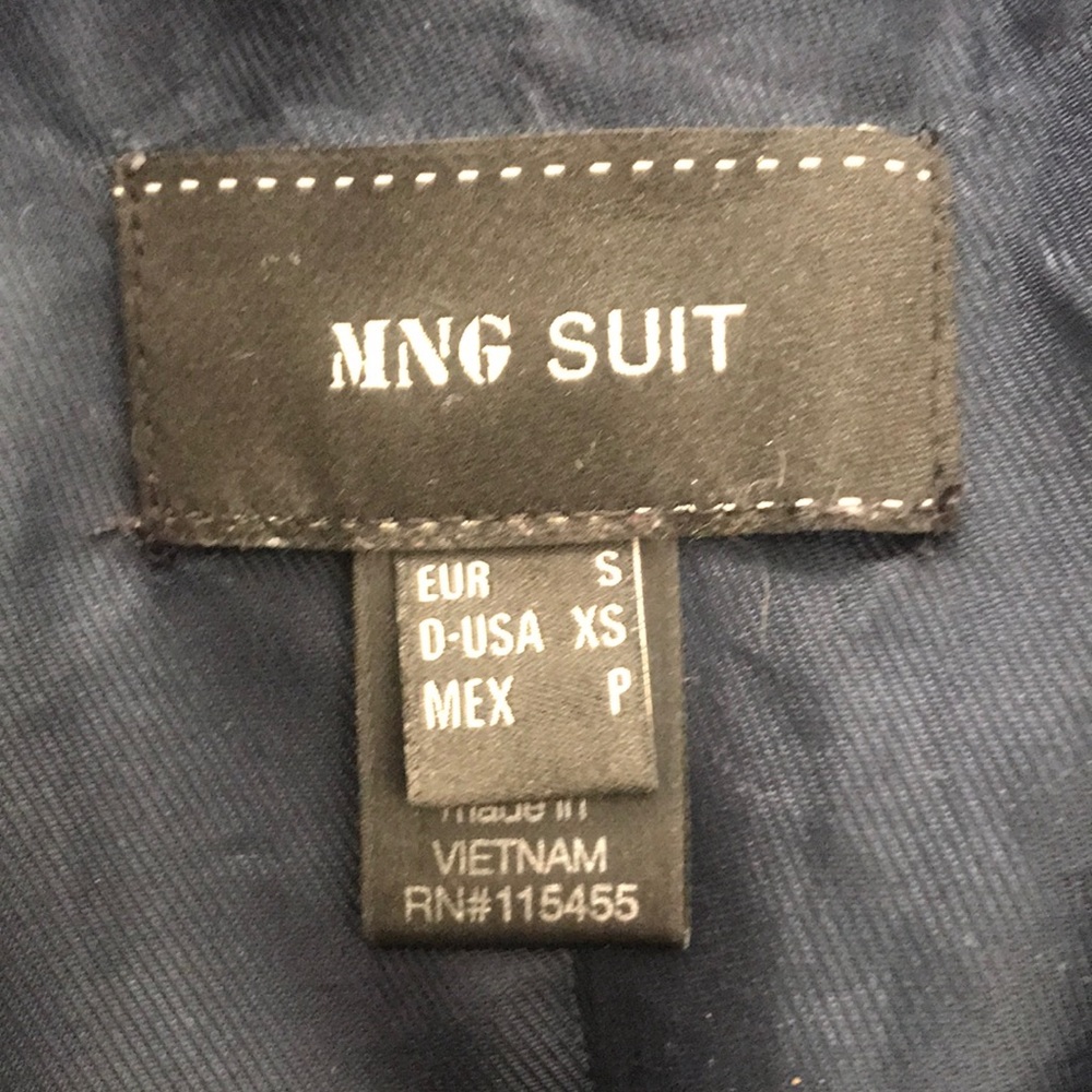 Navy Blue jacket with button detailing - Picture 2 of 3